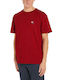 Tommy Hilfiger T-shirt Bărbătesc cu Mânecă Scurtă Burgundy
