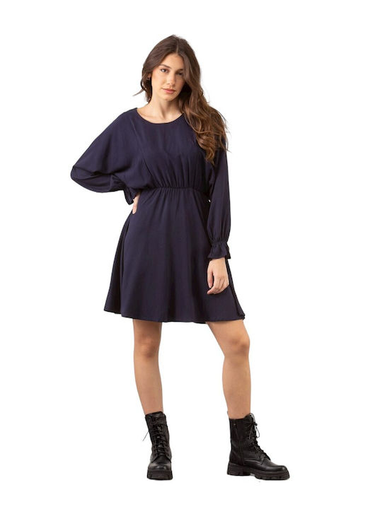 Simple Fashion Рокля За Всеки Ден Синя
