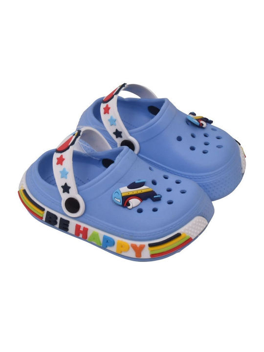 Clogs Light Blue