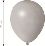 Set of 50 Balloons Latex Gray