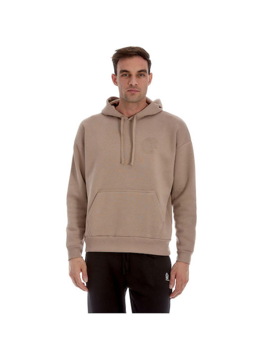 Hoodie with Camel Colour