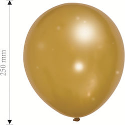 Set of 50 Balloons Latex Gold