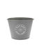 Iliadis Planter Metal Gray 24x24x17cm.
