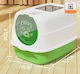 Katzentoilette Geschlossen mit Filter Grün L38 x B57 x H41cm