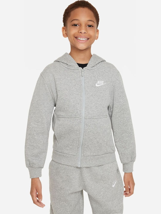 Sport Cardigan pentru copii Fleece cu Glugă Gri Nsw Club