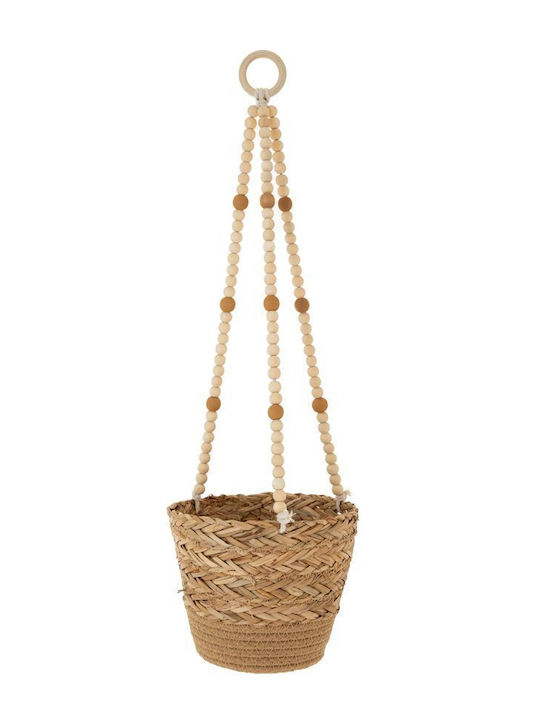 Iliadis Dekoratives Korbweide Körbe mit Griffen Beige 18x16x60cm