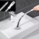 Plastic Cleaning Brush with Handle White