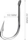 Tpster Fishing Hooks Set 8pcs No13