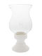 Iliadis Candle Holder Ceramic in White Color 20.5x20.5x39cm 1pcs