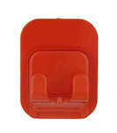 Tpster Plastic Hanger Kitchen Hook with Sticker Red 2pcs 32635