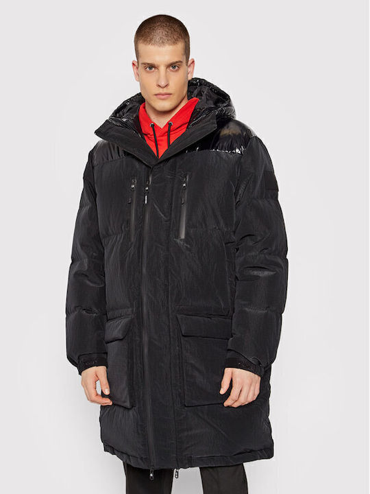 Geacă de iarnă Puffer Negru