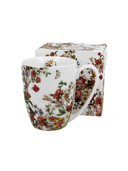 Flowers Mug made from Porcelain Multicolored 380ml 1pcs