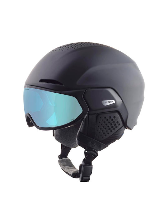 Alpina Oro Herren Ski & Snowboard Helm in Schwa...