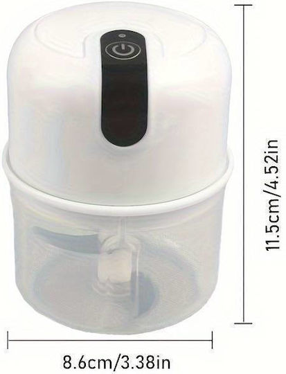 Go Clever Mini Πολυκόπτης Multi 45W με Δοχείο 250ml Λευκός