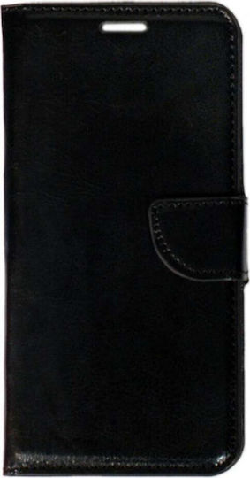 Book Δερματίνης Μαύρο (Realme C21Y / C25Y)