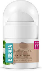 Biobaza Silky Comfort Deodorant sub formă de Roll-On Fără aluminiu 20ml Biobaza Silky Comfort Deodorant sub formă de Roll-On Fără aluminiu 20ml