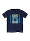 Rock Off Ac Dc Who Man Who T-shirt Marineblau Baumwolle