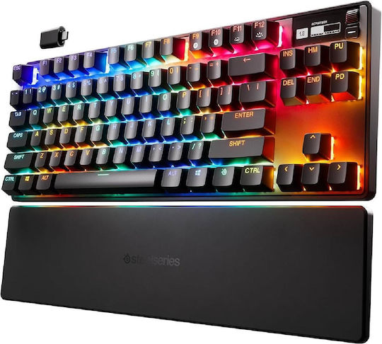 SteelSeries Apex Pro TKL Gaming Mechanical Keyboard Tenkeyless with SteelSeries OmniPoint switches and RGB lighting (English US)