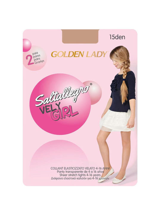 Golden Lady Kids Tights Beige