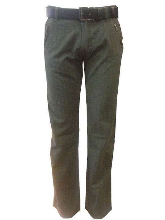 Luciano Faketti Men's Trousers Oil Green