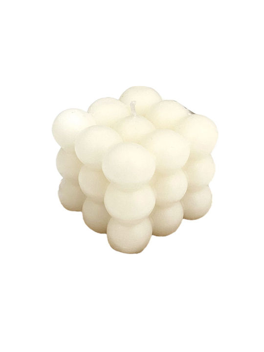 Scented Candle Bubble-cube ML22 White