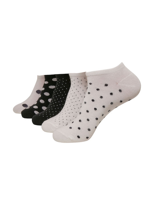 Urban Classics Classics Bărbați Șosete cu Model White/black 5Pachet