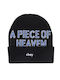 Beanie Unisex Σκούφος Πλεκτός σε Μαύρο χρώμα