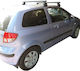 Menabo Metallic Car Roof Bars for Hyundai Getz 3D Set with Roof Rack Legs Silver