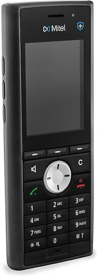Mitel DECT 722dt Ασύρματο Τηλέφωνο IP Μαύρο