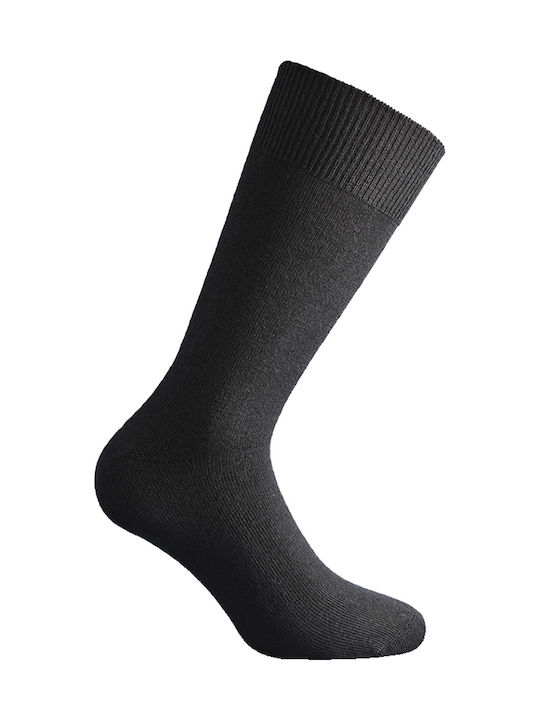 Walk Men's Solid Color Socks BLACK