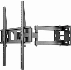 Gembird WM-55ST-03 Wall TV Mount with Arm up to 55" and 35kg Black