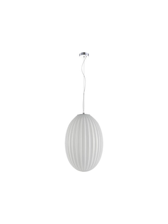 Milagro Braga Pendant Light Single-Light for Socket E27 White