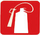 Interfilm Self-Adhesive Sign "Fire Extinguisher" 15x15cm.
