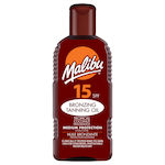 Malibu Tanning Crema protectie solara Ulei pentru Corp SPF15 200ml