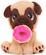 Paws Plüschhund Pug Donuts 15 cm