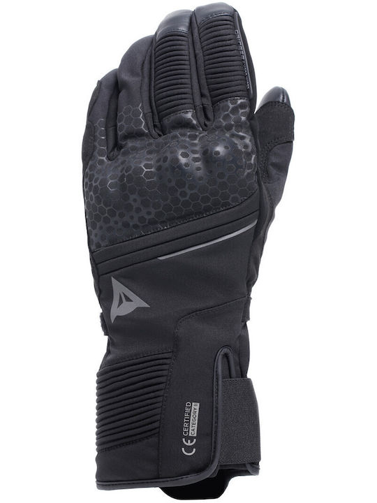 Dainese Tempest 2 Long Χειμερινά Ανδρικά Γάντια Μηχανής Αδιάβροχα Μαύρα