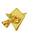 JFashion Silk Handmade Bow Tie Set with Pochette Gold