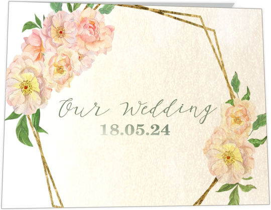 Fly Digital Hochzeitswunschbuch Buch Beige