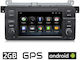 Sistem Audio Auto pentru BMW E46 1998-2005 (Bluetooth/USB/WiFi/GPS) cu Ecran Tactil 7"