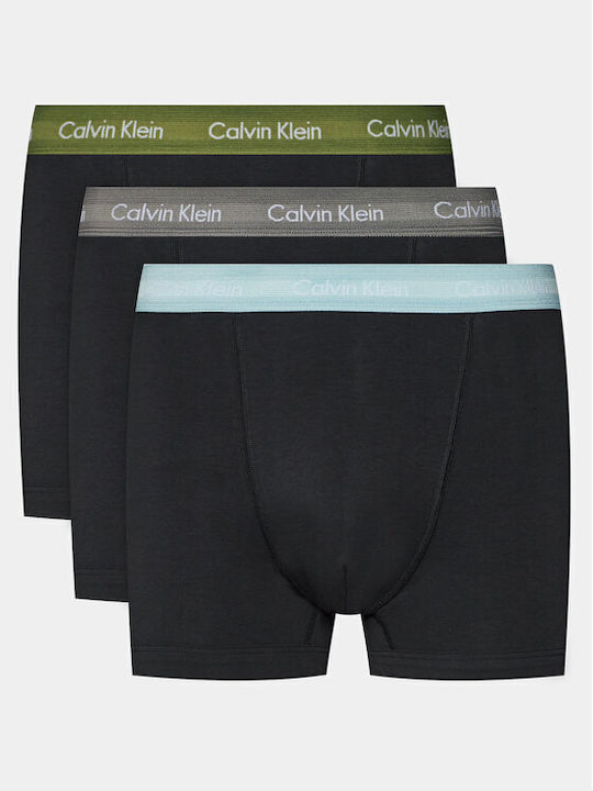 Calvin Klein Boxeri bărbați Μαύρο 3Pachet