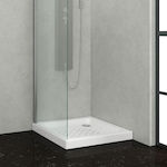 Karag Square Porcelain Shower Brown 72x72x9cm