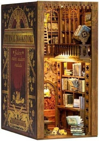 Cutebee Παιχνίδι Κατασκευών Ξύλινo Eternal Bookstore για Παιδιά 14+ Ετών