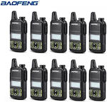 Baofeng BF-T1 UHF/VHF Wireless Transceiver Black 10pcs