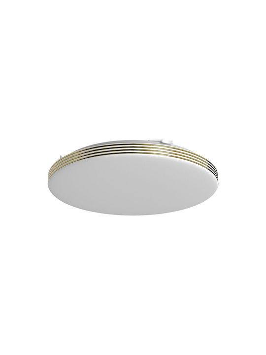 Eko Light Ceiling Mount Light Bathroom 33cm White with Integrated LED