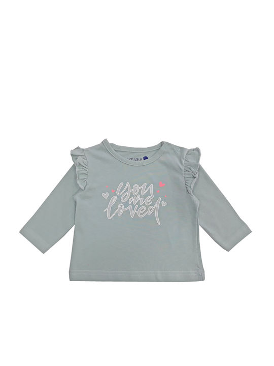 Venere Kids Blouse Long Sleeve Green