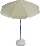Summer Club Foldable Beach Umbrella White