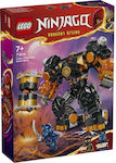 Lego Ninjago Cole's Elemental Earth Mech за 7+ Години