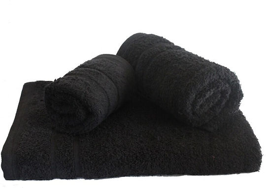 24home.gr 75x145εκ. Black - Μαύρο Βάρους 500gr/m²