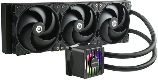 Enermax LIQMAXFLO SR Охлаждане AIO CPU с 3 Вентилатора 120мм и ARGB Осветление