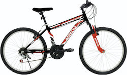 Affetto Power X3 26" Black/Red Mountain Bike με Ταχύτητες
